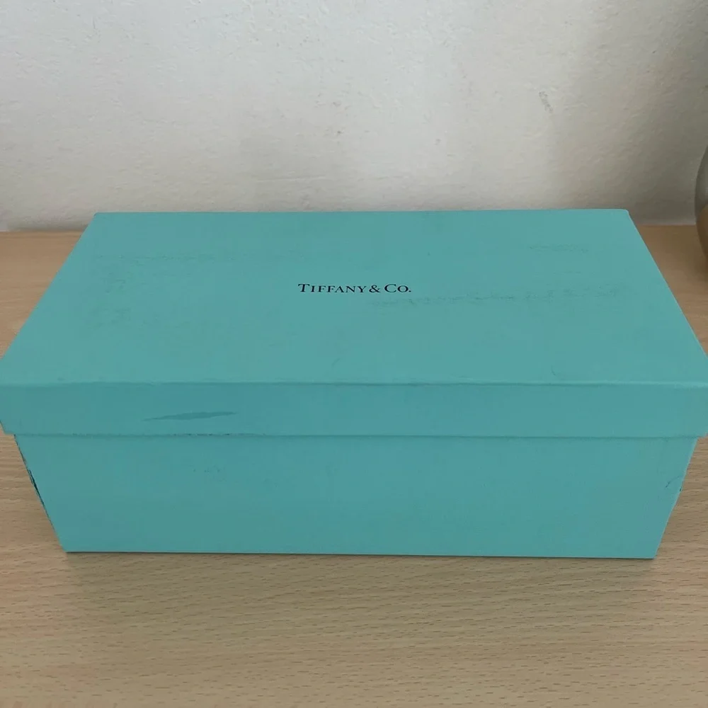 Tiffany & Co. Blue and White Ribbon Mug Set,Box,cards,Collectible Retired BNWOT - Picture 12 of 15